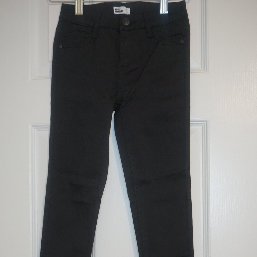 Girls Epic thread skinny black jeans size 8